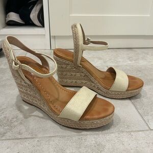 Dress wedge sandals, Kelly & Katie brand, 7.5
